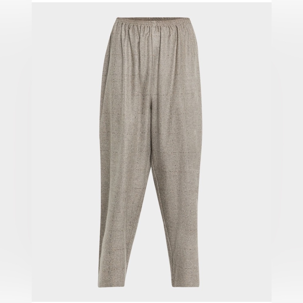 Eskandar 
Cashmere-Blend Longer Japanese Trousers with Ankle Slits.
NWT